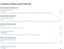 Tablet Screenshot of ceramicsbuzz.blogspot.com