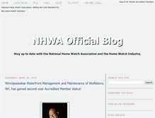 Tablet Screenshot of nationalhomewatchassociation.blogspot.com