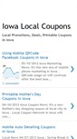 Mobile Screenshot of iowa-local-coupons.blogspot.com