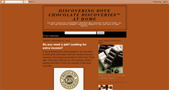 Desktop Screenshot of discoveringchocolateathome.blogspot.com