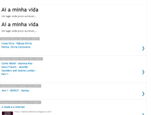 Tablet Screenshot of aiminhavida.blogspot.com