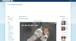 Desktop Screenshot of funny-dogs-and-puppies.blogspot.com