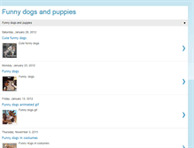 Tablet Screenshot of funny-dogs-and-puppies.blogspot.com