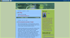 Desktop Screenshot of marielaspain2007.blogspot.com