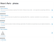 Tablet Screenshot of peter-paris-photos.blogspot.com