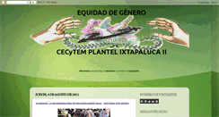 Desktop Screenshot of cecytemixtapalucaii.blogspot.com