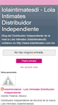 Mobile Screenshot of lolaintimatesdi.blogspot.com