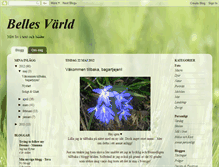 Tablet Screenshot of bellesvarld.blogspot.com