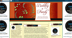 Desktop Screenshot of buildafamily.blogspot.com