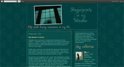 Desktop Screenshot of fingerprintsonmywindow.blogspot.com