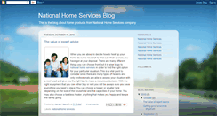 Desktop Screenshot of national-home-services.blogspot.com