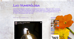 Desktop Screenshot of lucinumerologa.blogspot.com