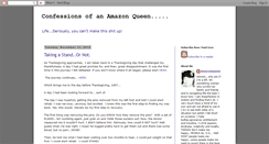Desktop Screenshot of confessionsofanamazonqueen.blogspot.com