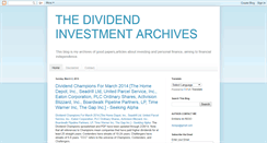 Desktop Screenshot of dividend4life.blogspot.com