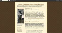 Desktop Screenshot of annainpalestine.blogspot.com