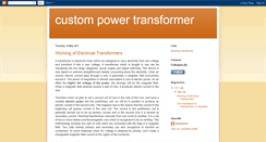 Desktop Screenshot of custom-power-transformer.blogspot.com