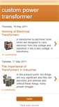 Mobile Screenshot of custom-power-transformer.blogspot.com