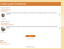 Tablet Screenshot of custom-power-transformer.blogspot.com