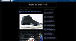 Desktop Screenshot of kicksconnection.blogspot.com