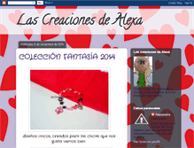 Tablet Screenshot of lascreacionesdealexa-alexandra.blogspot.com