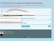 Tablet Screenshot of ofantasticomundodabiblioteconomia.blogspot.com