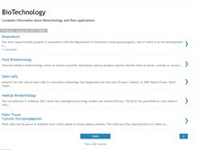 Tablet Screenshot of biotech-zone.blogspot.com