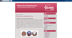 Desktop Screenshot of modellingnews.blogspot.com
