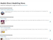 Tablet Screenshot of modellingnews.blogspot.com
