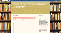 Desktop Screenshot of drugpreventionnetworkofcanada.blogspot.com