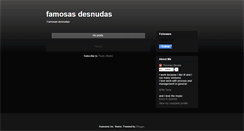 Desktop Screenshot of 123-famosasdesnudas.blogspot.com