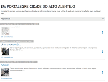 Tablet Screenshot of portalegrecidadedoaltoalentejo.blogspot.com