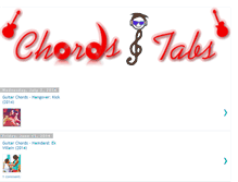 Tablet Screenshot of chordsntabs.blogspot.com