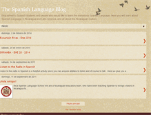 Tablet Screenshot of nica-spanish.blogspot.com