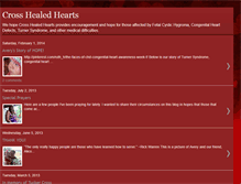 Tablet Screenshot of crosshealedhearts.blogspot.com