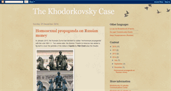 Desktop Screenshot of khodorkovskycase.blogspot.com