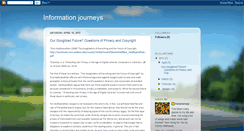 Desktop Screenshot of informationjourneys.blogspot.com