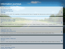 Tablet Screenshot of informationjourneys.blogspot.com