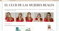 Desktop Screenshot of clubmujeresreales.blogspot.com