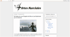 Desktop Screenshot of masartesmarciales.blogspot.com