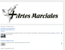 Tablet Screenshot of masartesmarciales.blogspot.com