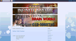 Desktop Screenshot of infinitemath.blogspot.com