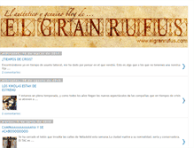 Tablet Screenshot of elgranrufus.blogspot.com