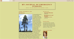 Desktop Screenshot of myjournalofemergencynursing.blogspot.com