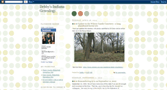 Desktop Screenshot of debbysindianagenie.blogspot.com
