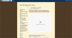 Desktop Screenshot of honigmann-derhonigmannsagt.blogspot.com