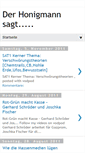 Mobile Screenshot of honigmann-derhonigmannsagt.blogspot.com