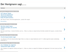 Tablet Screenshot of honigmann-derhonigmannsagt.blogspot.com