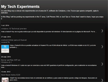 Tablet Screenshot of mytecexp.blogspot.com