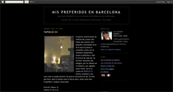 Desktop Screenshot of mispreferidosenbarcelona.blogspot.com