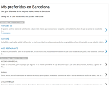 Tablet Screenshot of mispreferidosenbarcelona.blogspot.com